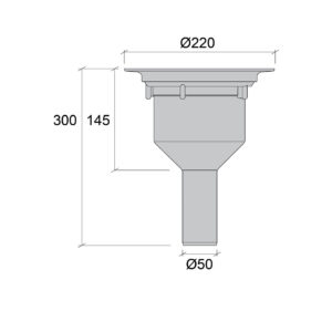 Golvbrunn PBL 50 UMP