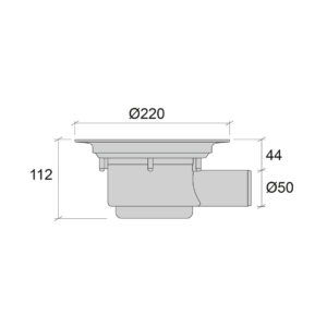 Golvbrunn PS 50 M2 MP