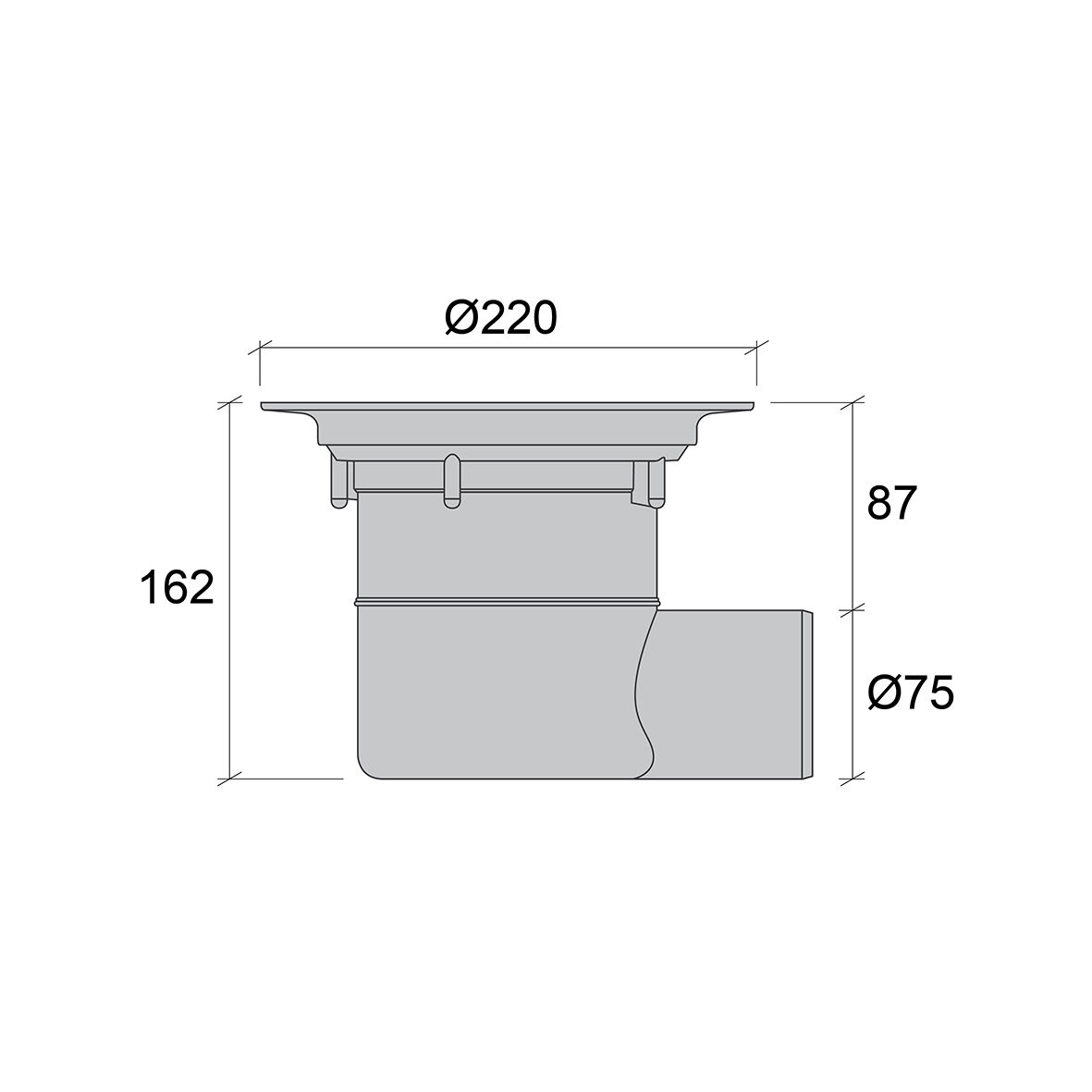 Golvbrunn PS 75 D UMP